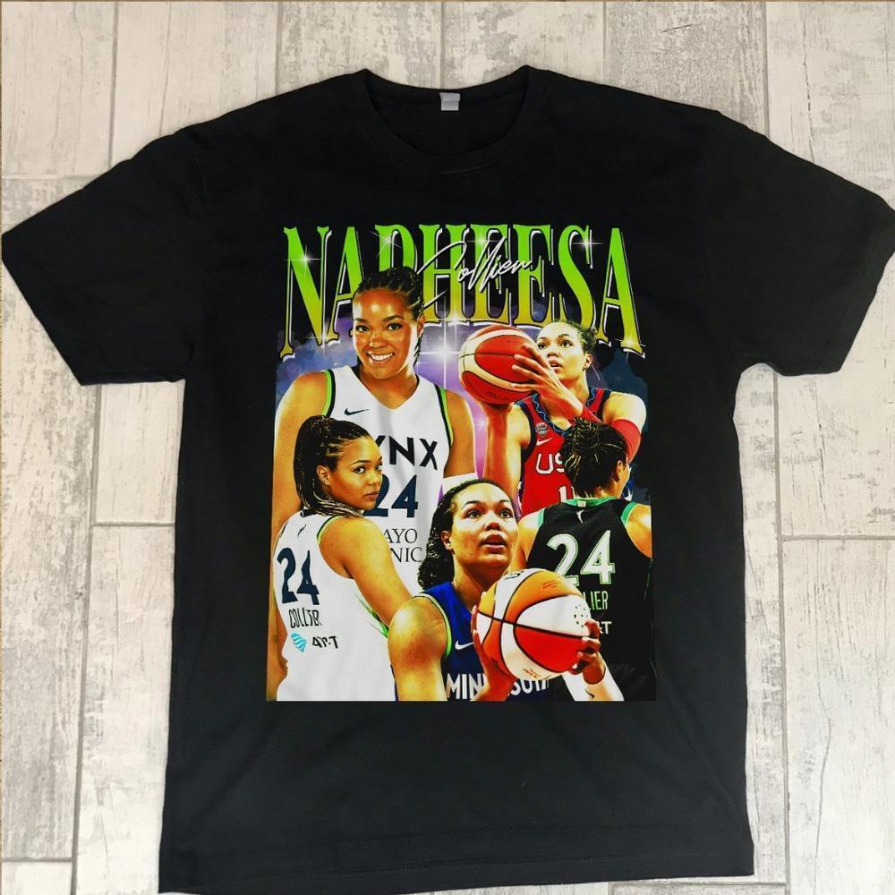 Napheesa Collier - Minnesota Lynx - Wnba - Unisex Black T-Shirt